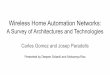 Wireless Home Automation Networks: A Survey of ... Wireless Home Automation Networks: A Survey of Architectures