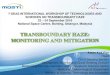 7-SEAS INTERNATIONAL WORKSHOP OF TECHNOLOGIES AND … · Cloud Seeding Section Atmospheric Science and Cloud Seeding Division Meteorological Instrumentation and Atmospheric Science