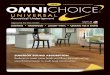 OmniChoice Sample Flyer rsOMNICHOICE UNIVERSAL Acoustical Underlayment TM Impact Insulation Class or IIC is a measure of the reduction in impact sound, such as foot steps, from a floor