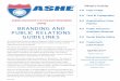(ASHE) Palette BRANDING AND 4.0 PUBLIC RELATIONS … guidelines_2019.pdfBRANDING AND PUBLIC RELATIONS GUIDELINES As the American Society of Highway Engineers (ASHE) continues to grow