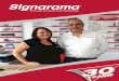 The Signarama Brand Promise · *2016 British Signs and Graphics Association estimate. Signarama is the most comprehensive source of all sign, messaging and advertising needs, helping