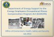 Department of Energy Support to the Energy Employees ......Patricia R. Worthington DirectorDirector Bill R. McArthur DirectorDirector AU -12 Worker Safety and Health Brad Davy Director