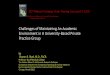 Challenges of Maintaining An Academic Environment in A University ... - MSU Radiology · 2017-01-12 · 2017 Midwest Radiology Chairs Meeting (January 6 -7, 2017) Northwestern Memorial