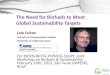 The Need for Biofuels to Meet Global Sustainability The Need for Biofuels to Meet Global Sustainability