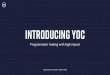Programmatic trading with high impact - YOC...Outstream video product › Ad starts playing when at least 50% in view, guaranteeing full attention › YOC’s proprietary video technology