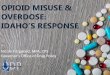 OPIOID MISUSE & OVERDOSE - Industrial Commission · 2018-09-20 · Drug Poisoning (Overdose) Deaths, Idaho 2004-2016 Opioids involved No opioid involvement Drug(s) not specified Source: