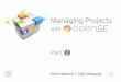 Managing Projects - indico.cern.ch€¦ · Mngt Plan Coord. Schedule Progress Report(s) WBS & RACI Artefacts Launching a project Finalizing a project Ensuring quality Reporting progress