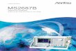 Brochure: MS2687B Spectrum Analyzer · 12 Product Brochure l MS2687B Versatile Options for Improving Performance and Functions [option 01] Precision Frequency Reference Highly-stable