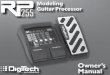 Modeling Guitar Processor · Product name: RP 255 Product option: all (requires Class II power adapter that conforms to the requirements of EN60065, EN60742, or equivalent.) conforms