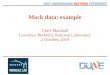 Chris Marshall Lawrence Berkeley National Laboratory 2 ... · 2.10.2019  · 2 Chris Marshall Outline The goal of this talk is to describe the steps required to perform a mock data