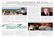 Saratoga BUSINESS JoUrNaL · 2014-06-10 · our volunteers” said John Marcantonio, mem-bership director. “We couldn’t accomplish this without them.” Volunteers from this year’s