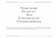 Nuclear Power for Electrical Generation · photovoltaic, and solar) (