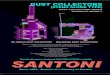 (STAND ALONE TYPE) - Santoni India · SANTONI WW-SERIES DUST COLLECTORS FOR WOOD DUST SANTONI DC-SERIES STAND- ALONE DUST COLLECTORS Filters are made out of Polyster nonwoven filter