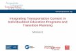 Integrating Transportation Content in Individualized ... using public transit ¢â‚¬¢ Transportation services