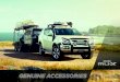 GENUINE ACCESSORIES - Isuzu UTE Australia · External accessories are custom engineered to fit your MU-X precisely, plus internal accessories like hard wearing floor mats and durable