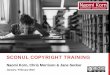 SCONUL COPYRIGHT TRAINING · Each round will focus on one ‘suit’ Each team will have one deck of cards Each team must nominate a card handler Answers to the scenarios are given