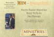 Morris Hunter Evangelist & Teacher Multi-faceted Gospel ...morrishunter.org/MHMProfile.pdf · Morris Hunter Ministries Many Methods One Message Morris Hunter Evangelist & Teacher