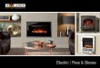Electric | Fires & Stoves - Firecraft Fireplaces€¦ · electric flame effects. Our research and development laboratories are amongst the most advanced in the industry, ensuring