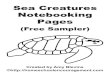 Sea Creatures Notebooking Pages - Encouraging Moms at Home Sea Creatures Notebooking Pages (Free Sampler)