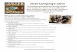 2020 Campaign Ideas - Memphis Conference(2).pdf · Free or low-cost fundraising ideas for 2020 Lenten Hunger Offering Bake sales, car washes & rummage sales are all great ways to