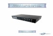 HDBaseT 4×4 HDMI Matrix over CAT5e/6/7 Cable with PoE # …LCM: Displays the setting information of each input and output setting. 2. POWER: Press this button to power the device