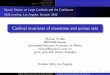 Cardinal invariants of monotone and porous setsineeman/Conf/AMS2010/Hrusak.pdf · Cardinal invariants Mon and its cardinal invariants Open problems Special Session on Large Cardinals