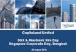 CapitaLand Limited SGX & Maybank Kim Eng Singapore ...€¦ · Sky Vue 694 694 651 94% 95% The Interlace2 1,040 1,040 919 88% 100% The Orchard Residences3 175 175 169 97% 100% 
