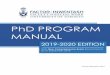 PhD PROGRAM MANUAL€¦ · Time Limit for Completion of Program Requirements ... Composition of the PhD Funding Package 2019-2020..... 37 Students without a Major ... 6. SWK 7000H: