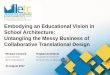 Embodying an Educational Vision in School Architecture: … · 2017-10-16 · Lisa Horton Hayball Architects Ben Cleveland University of Melbourne ... Case Study Caulfield Grammar