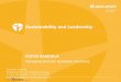 Sustainability and Leadership - Enformation · PDF file U1 Foundation - Understanding Sustainability U2 Technical concepts - Resource Management U3 Social Responsibility U4 Product/Service
