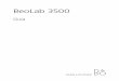 BeoLab 3500... · 2020-04-06 · Índice Presentación de BeoLab 3500, 4 En este capítulo se incluye una visión general de cómo utilizar fuentes en su sistema de audio o vídeo