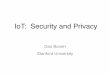IoT: Security and Privacyiot.stanford.edu/retreat15/sitp15-crypto.pdf · Today: stores lots of (IoT) data in the clear • A good target for attacks/subpoenas • Some users will