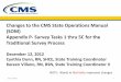 Changes to the CMS State Operations Manual (SOM) Appendix ... Changes Slide Presenta… · Appendix P- Survey Tasks 1 thru 5C for the Traditional Survey Process December 12, 2012