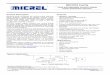 MIC20XX Family · Micrel, Inc. MIC20xx Family February 2011 2 . M9999-020311-D . Ordering Information . MIC2003/2013 . Part Number (1)