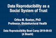 Bootcamp - Data Reproducibility as a Social System of Trust · 2019-06-08 · Scaling a data pipeline Science, a social system. The Myth of Sisyphus “One must imagine Sisyphus happy.”