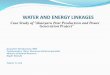 WATER AND ENERGY LINKAGES - GWP€¦ · Energy in Rwanda With the rapid increase in urbanization Rwanda’stotal installed capacity has jumped from 25MW to 119MW in the last 20 years