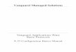 Vanguard Managed Solutions - WordPress.com · Use of software described in this document is subject to the terms and conditions of the Vanguard Managed Solutions Software License