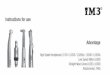 Instructions for use Advantage - midwestvetsupply.com · Place the high speed handpiece with the head downward. Start the high speed handpiece for 30 seconds to remove excessive oil