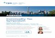 AGENDA Commodity Tax Symposium - CPA Canada/media/site/career-and-professional... · Symposium October 24-25, 2016 Metro Toronto Convention Centre Toronto, ON| Optional Post-Conference