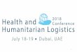 Day 2 - Atlanta, GA€¦ · Day 2 The 10th Annual Conference on Health & Humanitarian Logistics (HHL) 2 ... to our . 2018 HHL. Conference. Sponsors! 9:00 AM Day 1 Reflections HHL