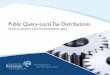 Public Query-Local Tax Distributions - Washington · 2017-05-25 · Public Query-Local Tax Distributions Guide to using the Local Tax Distribution query. 2 Table of Contents ... column