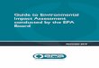 Guide to Environmental Impact Assessment conducted by the ...epa.tas.gov.au/documents/guide to environmental... · Guide to EIA conducted by the EPA Board, November 2018 2 3 Introduction