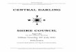 July 2011 Agenda without Confidential - Central Darling Shire · RECOMMENDATION That the apologies be received and noted and leave of absence be granted. Central Darling Shire Council-Ordinary