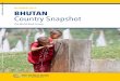 OCTOBER 2015 BHUTAN Country Snapshot - World Bankdocuments.worldbank.org/curated/en/344801468189553789/... · 2016-10-18 · 2010 to 97.8 percent in September 2013 and eased to 88