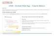 OWA - Outlook Web App Tutorial Básico - PlaceNet - Outlook Web App - Tutorial.pdf · NOVO – permite criar um novo email (quando estiver usando a Opção Emails). A clicar em “Novo”