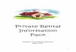 Private Rental Information Pack - NWHN · Tenants and Landlords‖ which explains the basic procedures to be followed during your tenancy. The real estate agent will give you this