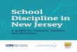 School Discipline in New Jersey - Education Law Center · Suspended students. African-American Latino Other. National statistics. In the 2013-14 school year: Students with disabilities
