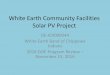 White Earth Community Facilities Solar PV Project...2016/11/15  · Rice Lake Community Center • 12 year old building • Community building, gym, offices, nutrition • 16,400 s.f.,