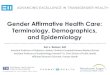 Gender Affirmative Health Care: Terminology, Demographics, and … · 2019-12-05 · Sex and Gender 5 Sex and gender core determinants of health Sex –biological differences Anatomy,