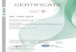 ZERTIFIKAT...Certificate registration no.: 171213142/2 Validity of previous certificate: 2018-09-13 Certificate valid from: 2018-09-14 Certificate valid to: 2021-09-13 Most recent